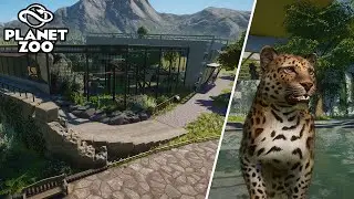 Building a Beautiful Modern Amur Leopard Habitat in Planet Zoo! | Anima Zoo