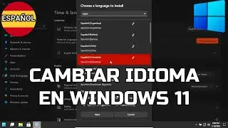 Cómo Cambiar el Idioma a Español en Windows 11 Facil y Rapido ✅ Instalar Nuevos Paquetes ✅
