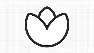 How to draw Tulip Vector in AUTODESK GRAPHIC - วิธีวาดเวกเตอร์รูปดอกทิวลิปด้วย AUTODESK GRAPHIC