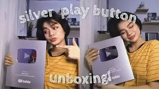 Silver Play Button Unboxing! ✨ (read description lovelies!) || tasha mae