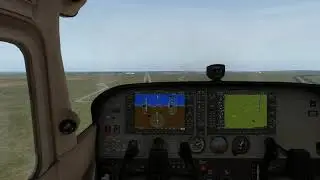 Landing in LKPR Praha Ruzyně
