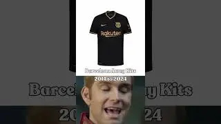 RANKING Barca's AWAY kits #footballshirts #footballkits #soccerjerseys #barca