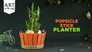 Easy Home Decor l Recycled crafts l  Popsicle Sticks l Diy | Acrylic Painting |Crafts @VENTUNOART