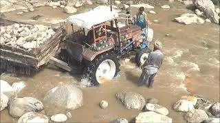 TRACTOR Fails, NEAR SMALL BRIDGE CONNECTING TEHSIL BAFFA TO SILK ROUTE & CPEC AT ICHRIYAN. KPK.
