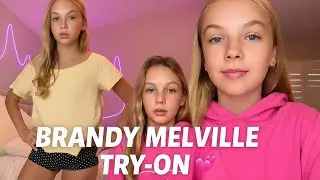 Brandy Melville Try-On Haul 💕 | cutest Outfit Haul!
