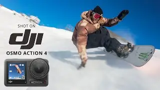DJI Osmo Action 4 Review / Snowboarding in Laax