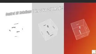 3D Rotating Cube with Mouse Movement | Part 2 | Tech Talker 360 |  