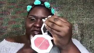Rihanna MA'M !! ! Fenty beauty 1st Impression review/ tutorial! dark skin