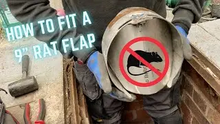 How to fit a 9 inch RAT FLAP Fitting a nine inch rat flap is harder than 6 and 4 inch rat flaps!!