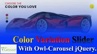 How To Create Owl-Carousel Slider | Owl-Carousel Tutorial Bangla | Color Variation Slider