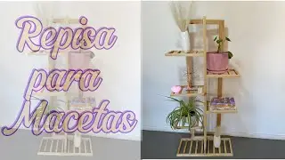 COMO HACER REPISA PARA MACETAS MUY FÁCIL Y SENCILLO #carpinteria