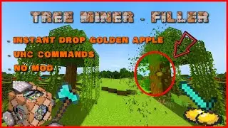 Minecraft: Xbox One/MCPE/PS4/Windows 10 Commands Block Tree Capitator - Drop instant Golden Apple