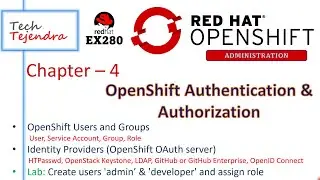 OpenShift Authentication & Authorization, htpasswd (OpenShift Administration Part-4) RedHat Ex280