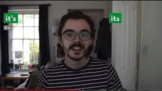 Do I write “it’s” or “its”? What’s the difference. Watch the video to find out..