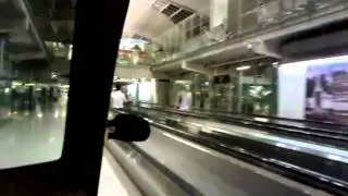 golf cart ride through BKK airport