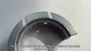crankshaft thrust bearing 3978822 for Cummins QSB3.9 and QSB6.7