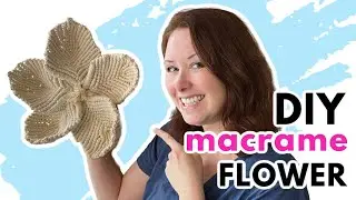 Macrame Flower Pattern Tutorial // EXTRA LARGE!