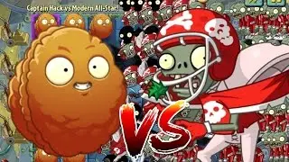 Plants vs Zombies 2 Epic Hack : Explode-O-Nut vs All-Star Zombies