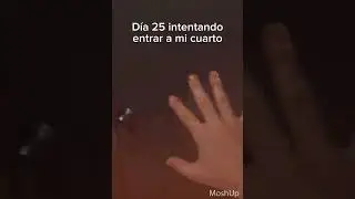 Día 25 intentando entrar a mi cuarto