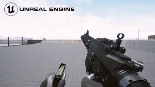 [OLD] M4 Reload Animation using Unreal Engine 5  + Blender