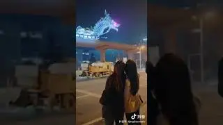 Лазерное шоу, Китай.