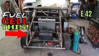 Fuel cell and pump mounted on the 71 el camino drift / race car