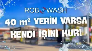 Robowash Yeni Nesil Araç Yıkama Noktası ( 360 Smart Dokunmasız Otomatik Araç Yıkama Makinesi )