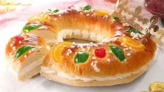 Easy and delicious Roscón de Reyes (With Common Flour and Without Sourdough)