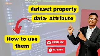 How to use data attribute in HTML and dataset property in JavaScript to pass data easily