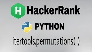 #33: Itertools.permutations() | Hackerrank Python Solution | English Explanation