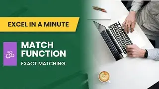How to use MATCH FUNCTION – EXACT MATCH by EXCEL IN A MINUTE Solution