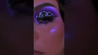 Cow print eyeshadow
