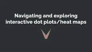 Navigating and exploring interactive dot plots and heat maps