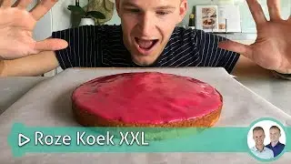 Roze Koek XXL | Koken & bakken met SterkInDeKeuken!