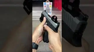 Shooting .380 In a 9mm Pistol  #shorts