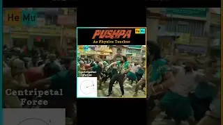 Pushpa2 - Chai step Science (Centripetal force)  #pushpa2 #alluarjun  #scienceshorts #trendingshorts
