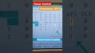 How to reset home position Fanuc controller 