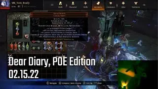 My POE Build Is Hella Dank, But I'd Still Appreciate Your Input | Aris' First POE Build Diary
