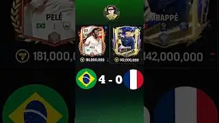 BRAZIL VS FRANCE IN FC MOBILE 24 #fcmobile #fifa  #football #fc24 #fcmobile24 #fifa
