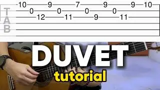 Duvet (Guitar Solo) Step-by-Step Tutorial (with Guitar Tab)