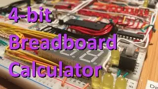 4-bit Breadboard Calculator