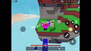 Roblox bedwars 2v2 but with no enemies?