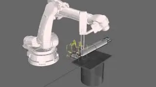 Robotic Sawmill (tool path simulation)