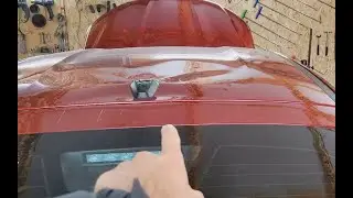 Renault Arkana. Рено Аркана. Кузовной ремонт. Ремонт крыши, повреждения об ворота.