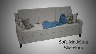 Sofa Design | Cloth Simulation | Sketchup | Imagine 3D