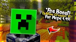 NEW!! OPTIFINE CREEPER V3 FOR MCPE 1.19+ ( FIX LAG, JAVA HAND, OPTIMIZED TEXTURE )