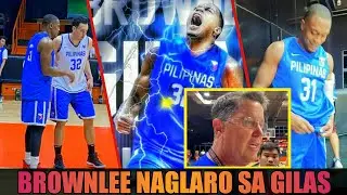 Justin Brownlee Nagpraktis sa Gilas Pilipinas. Makapaglaro kaya sya sa SEA Games?