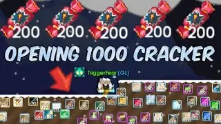 Opening 1000 Winterfest Crackers WHAT DID I GET? | Growtopia