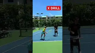 Forehand & Backhand X Drill 🔥