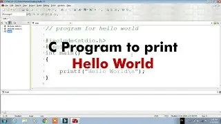 C Program to Print 